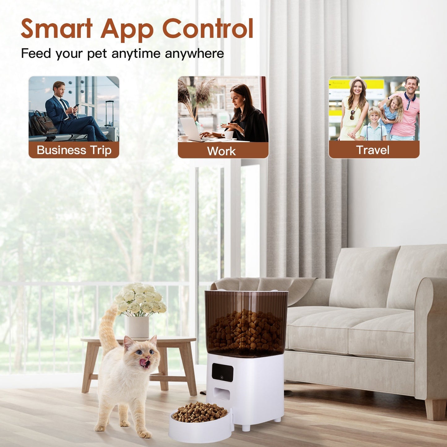 Pet Feeder Timed and WiFi With App Control