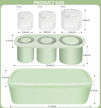 Tumbler Ice Mold Silicone w/ Tray