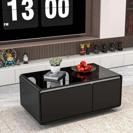 Modern Smart Coffee Table Mechanical Temperature Control and Ice Water Interface