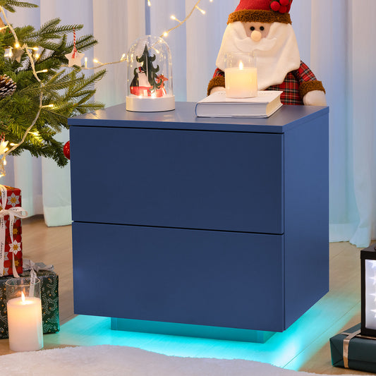 Nightstands LED Side  Bedroom Table