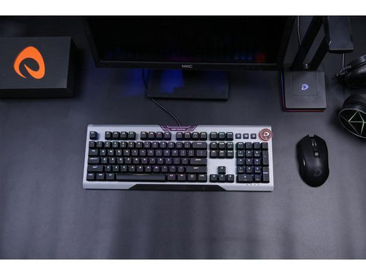 Mechanical Gaming Keyboard LED Rainbow Backlit Wired Keyboard