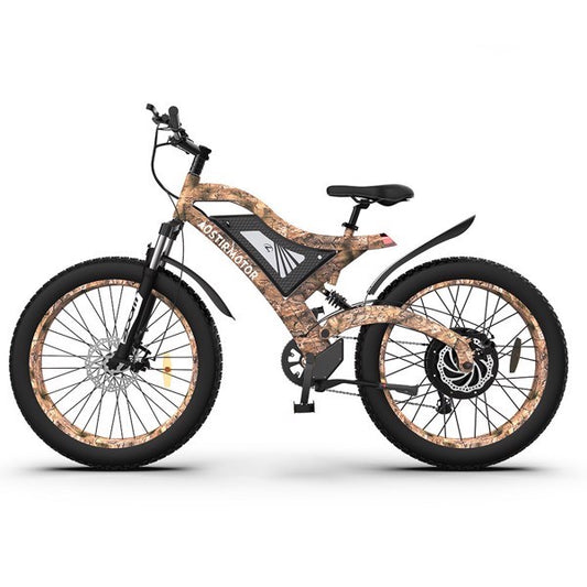 26" 1500W Electric Bike Fat Tire 48V