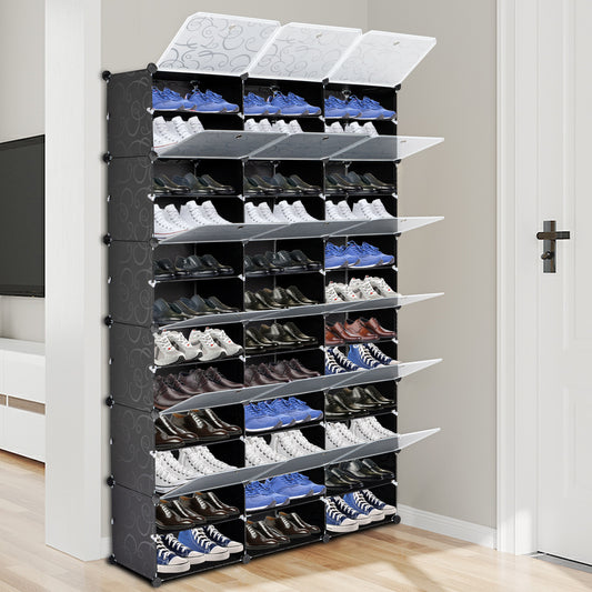 12-Tier Portable 72 Pair Shoe Rack Organizer