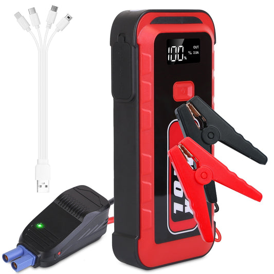 Car Jump Starter Booster w LED Light