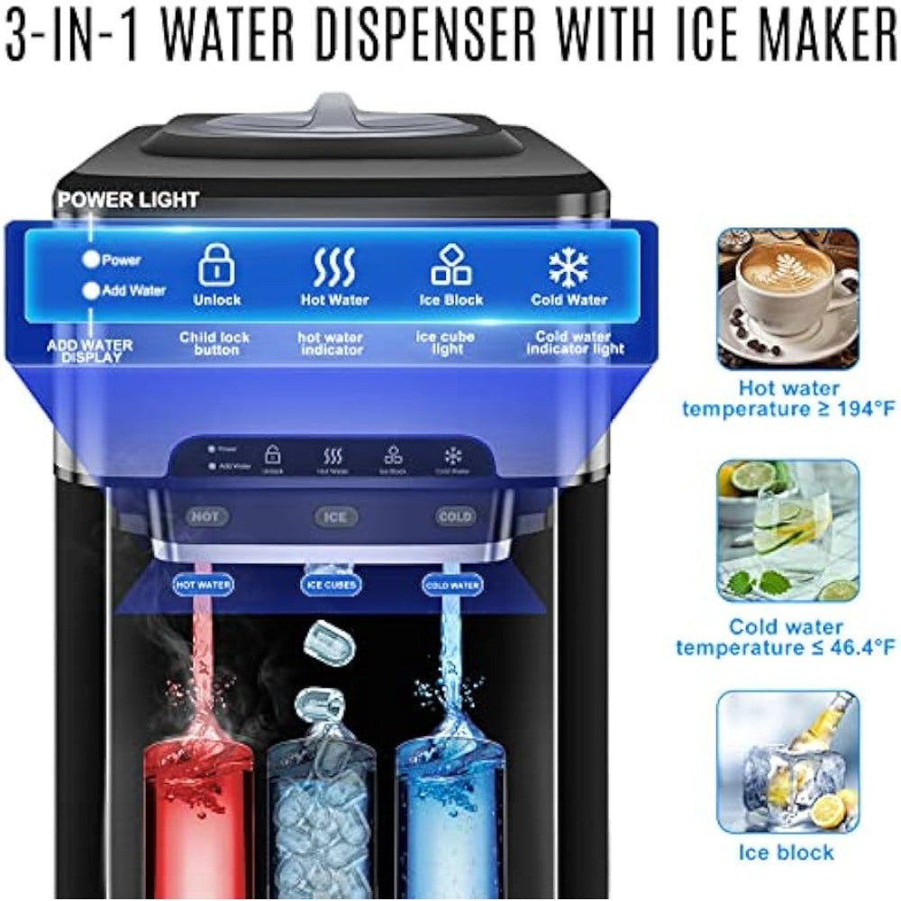 Water Cooler Dispenser Built-in Ice Maker