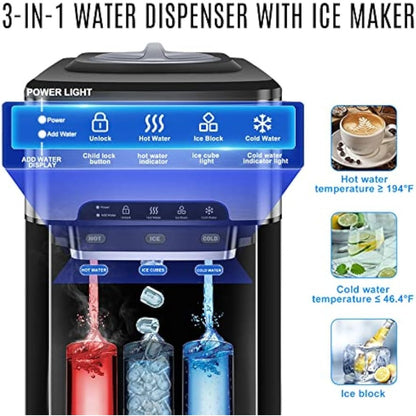 Water Cooler Dispenser Built-in Ice Maker