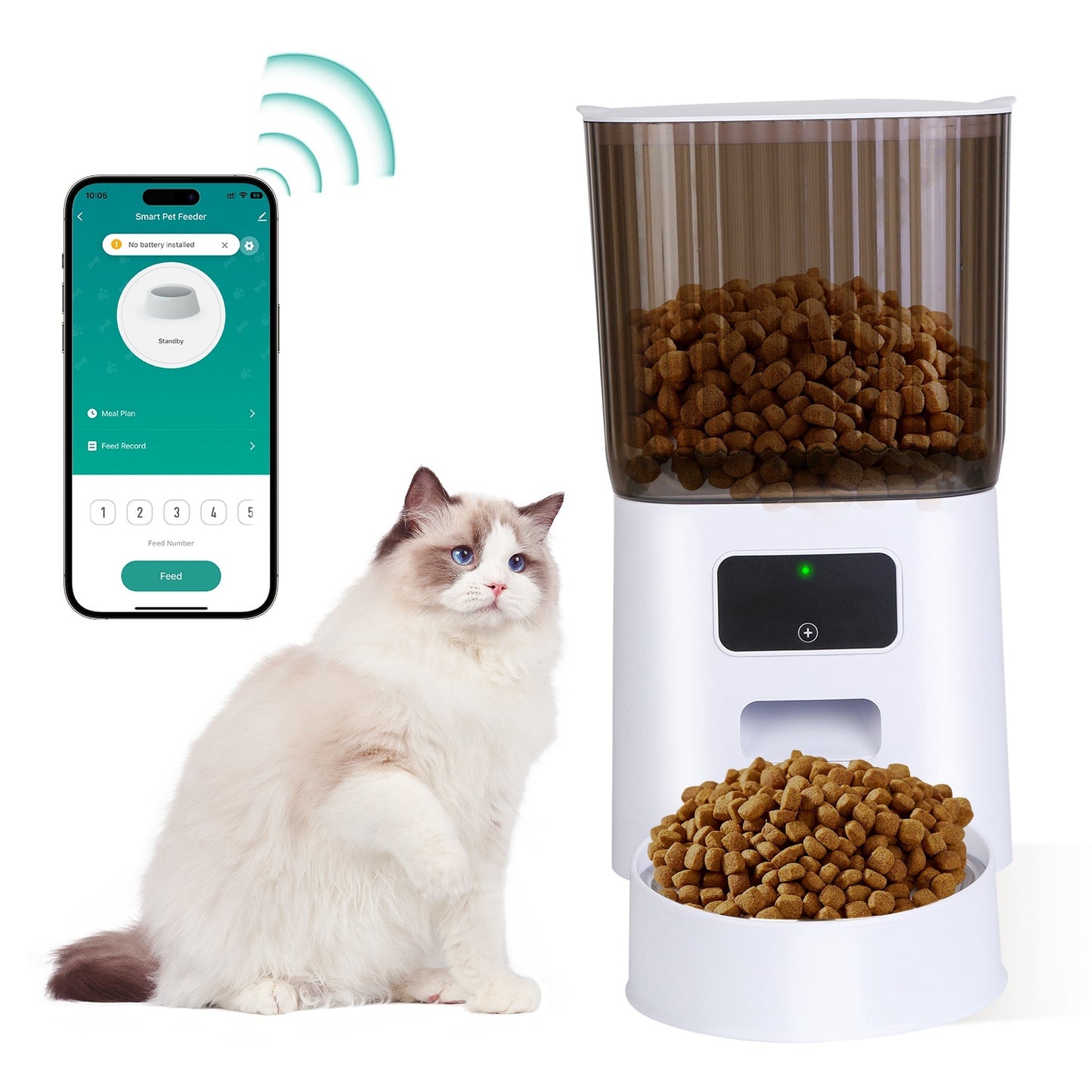 Pet Feeder Timed and WiFi With App Control