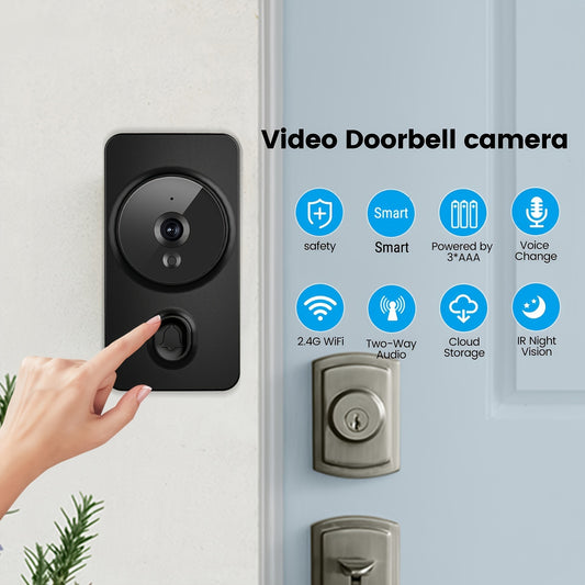 Smart Wireless Doorbell w/ Two-Way Intercom