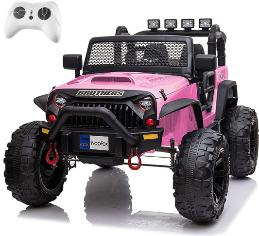 Pink Battery Powered Bluetooth Electric Car for Kids